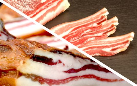 Tabla comparativa visual de tocino, panceta y bacon mostrando sus diferencias principales.