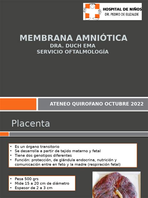 Fotografía del lavado de la membrana amniótica post-obtención