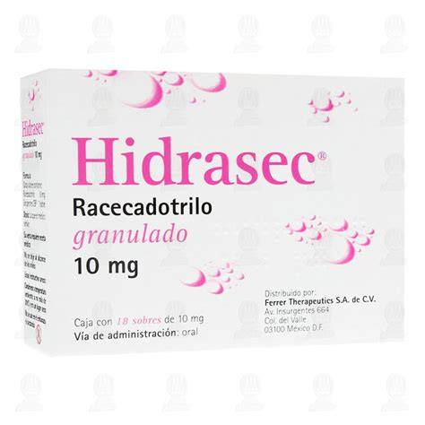 foto de sobres de Hidrasec granulado para niños