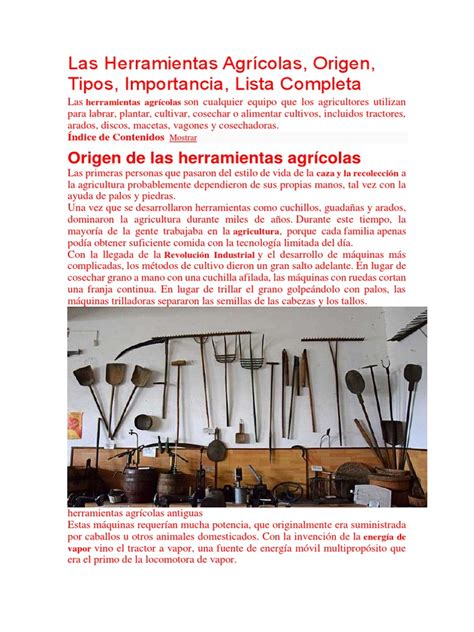 Infografía sobre las herramientas agrícolas antiguas utilizadas en la trilla