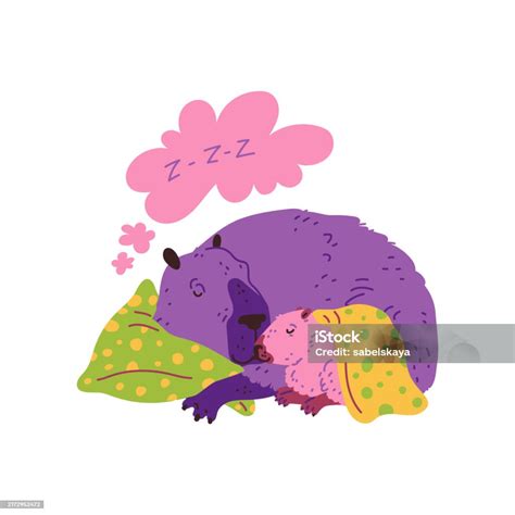 Ilustración de un bebé durmiendo plácidamente