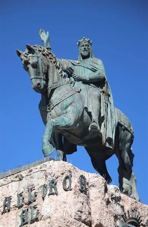 Representación artística o estatua de Jaime I el Conquistador