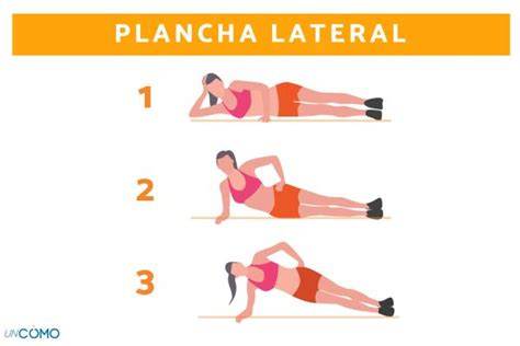Mujer embarazada haciendo plancha lateral modificada.
