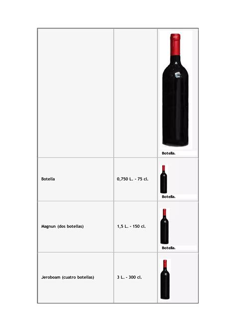 Infografía comparativa de los diferentes formatos y tamaños de las botellas de Font Vella.
