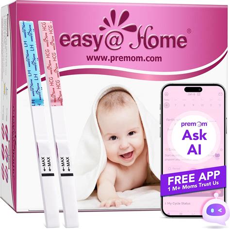 Foto de un kit de prueba de embarazo Easy Home con sus componentes