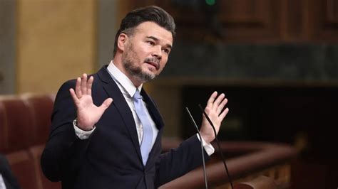 Infografía sobre las intervenciones más destacadas de Gabriel Rufián en el Congreso