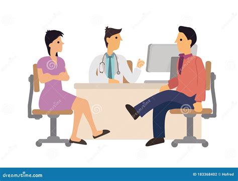 Imagen de una pareja recibiendo asesoramiento médico