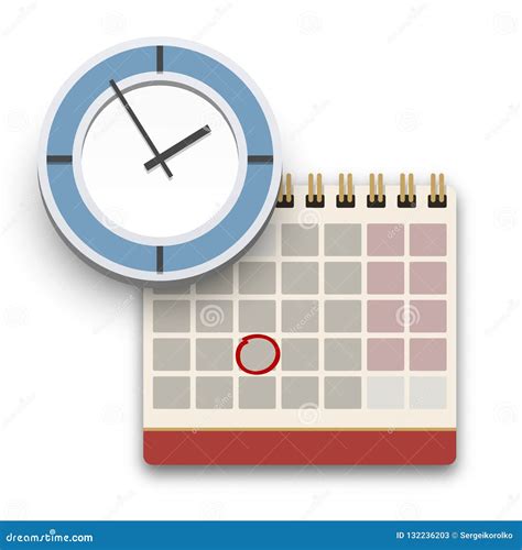 Calendario con un plazo de tiempo resaltado