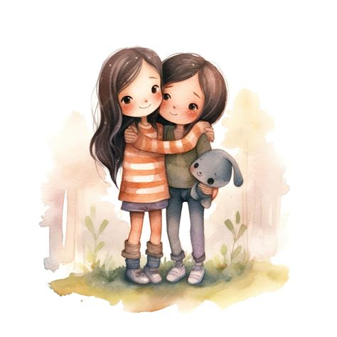 Ilustración de bebés mellizos abrazándose mientras duermen en una cuna