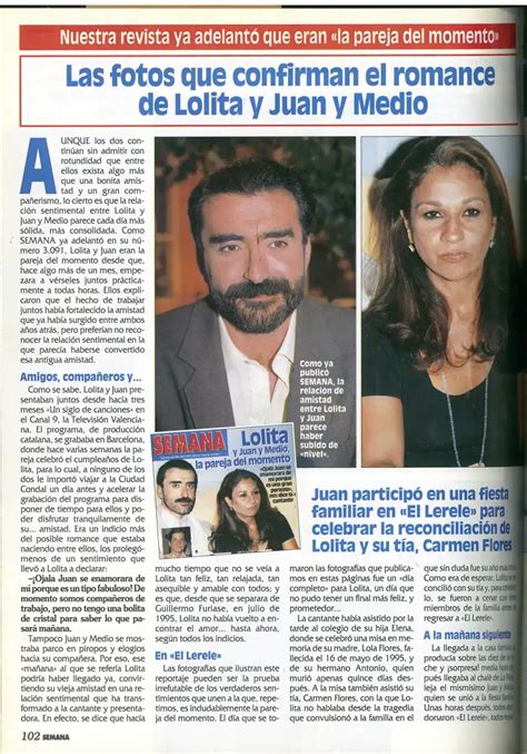 Juan y Medio junto a Lolita Flores