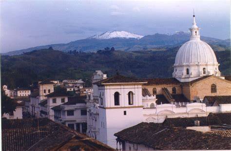 Foto de Popayán, Colombia, mostrando su arquitectura colonial o paisajes