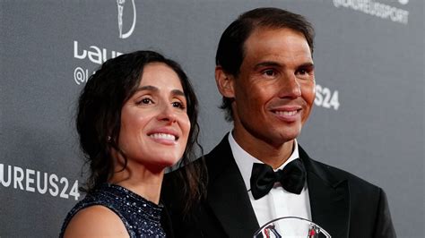 Mery Perelló junto a Rafa Nadal en los Premios Laureus 2025, luciendo su embarazo