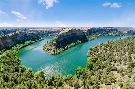 Vistas panorámicas de las Hoces del Río Duratón en Segovia