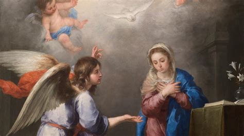 Representación de la Anunciación a la Virgen María