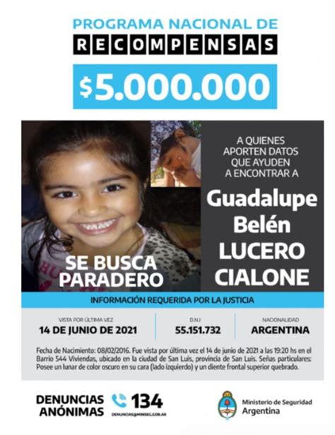 Imagen actualizada de Guadalupe Lucero con un lunar destacado en la mejilla izquierda