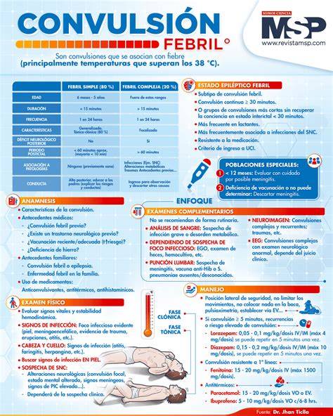 Infografía: Qué hacer ante una convulsión febril
