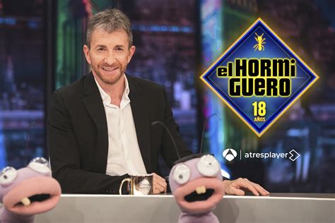 Logo de El Hormiguero y Pablo Motos con las hormigas Trancas y Barrancas