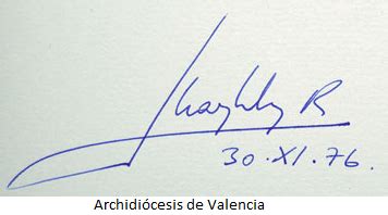 Fotografía de la firma de abdicación de Juan Carlos I