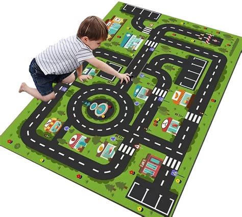 Tapete de juegos interactivo con formas y colores