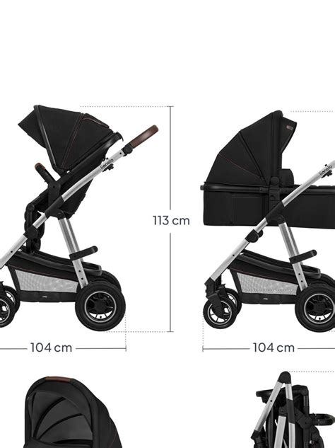 Infografía comparativa: Esquema de componentes de un cochecito 3 piezas (capazo, portabebés, silla) frente a un 2 piezas (capazo, silla)