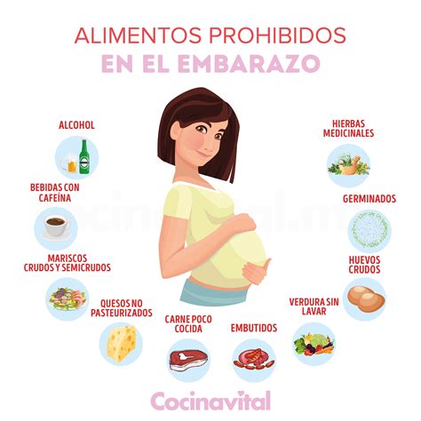 ilustración de bebidas a evitar durante el embarazo