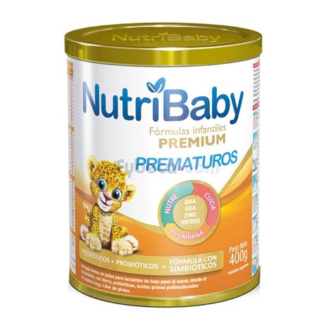 Diagrama de las propiedades nutricionales de una fórmula para prematuros.