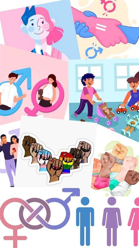 Collage de imágenes mostrando transformaciones de género de hombres a mujeres y viceversa