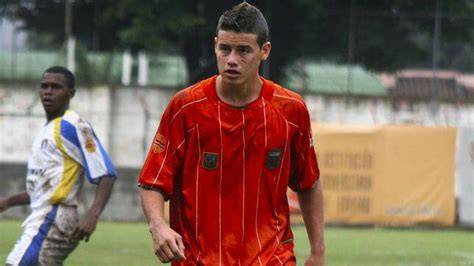 James Rodríguez de niño o en sus inicios en Envigado FC