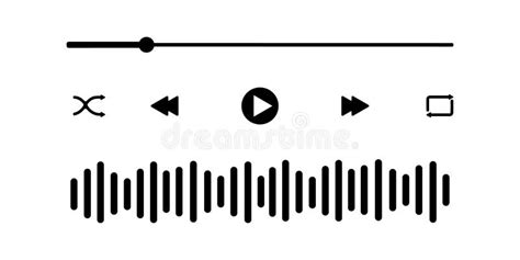 Ilustración general de una interfaz de reproductor multimedia con un panel de lista de reproducción visible.
