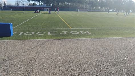 Campo de fútbol del Polideportivo Ángel Tardío en Mocejón donde ocurrió el crimen