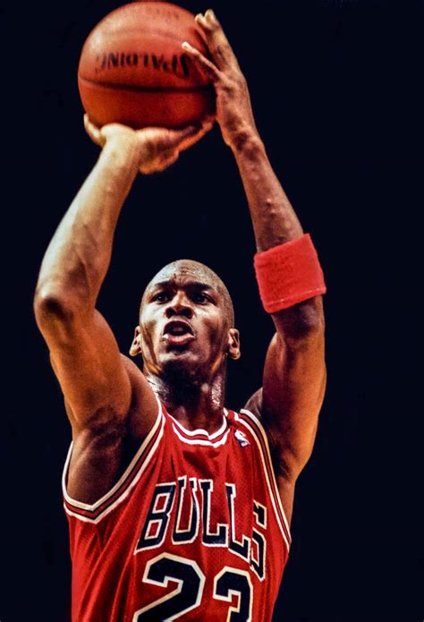 Imagen de Michael Jordan en acción durante un partido de baloncesto