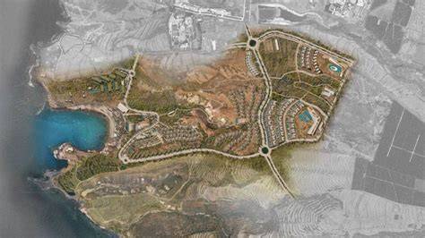Infografía del plan director del macroproyecto turístico Cuna del Alma en Tenerife
