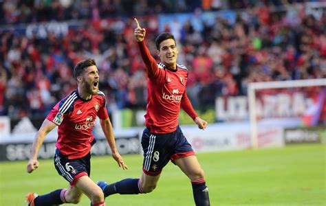Mikel Merino en sus inicios con Osasuna