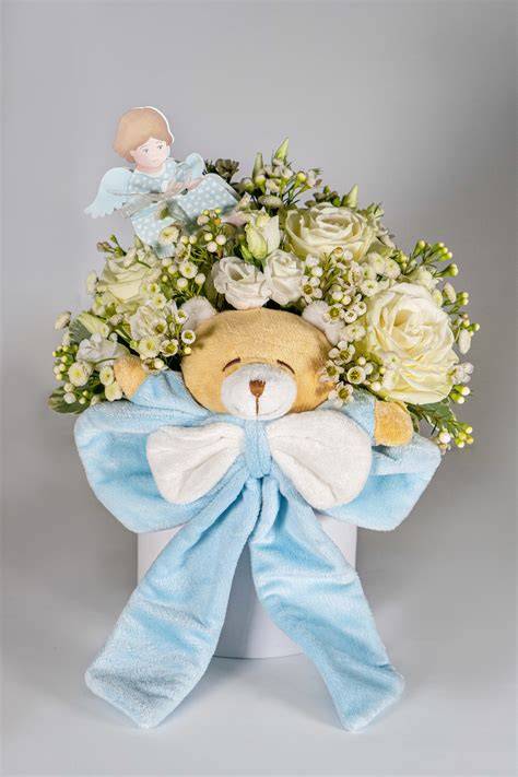 Variedad de ramos de flores para bebés recién nacidos