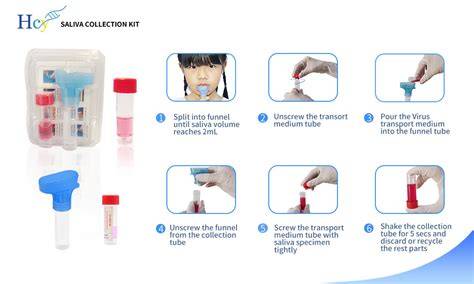 Imagen de un kit de recolección de saliva para pruebas genéticas