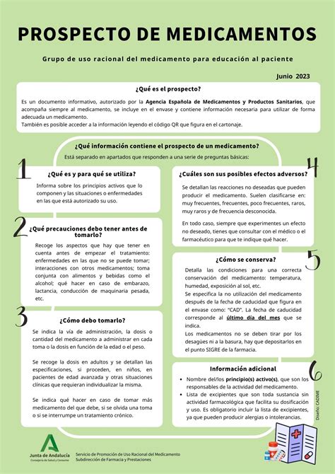 Ilustración de un padre o madre consultando un prospecto de medicamento con un pediatra.