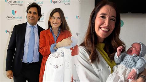 Foto de Lourdes Montes y Fran Rivera con el recién nacido Nicolás