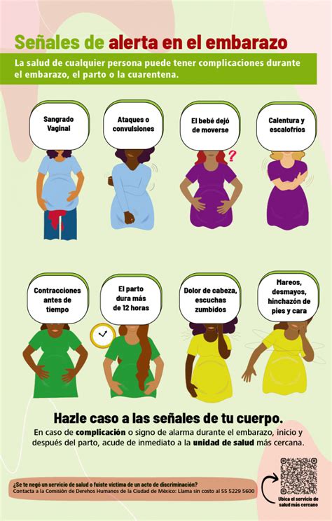 Iconos de señales de alerta en el ejercicio durante el embarazo