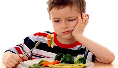 Esquema de las causas de la pérdida de apetito en niños