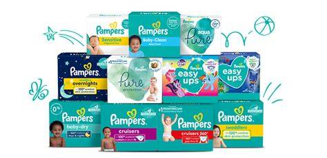 Variedad de productos Pampers para bebés