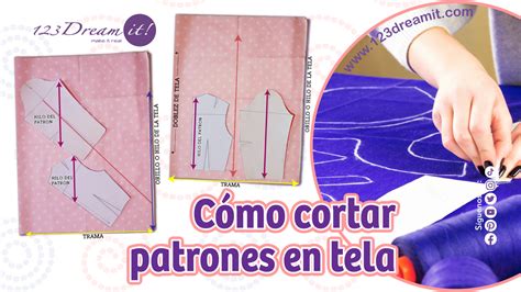 Esquema de cómo doblar la tela y colocar el patrón para cortar las piezas del cubrepañal
