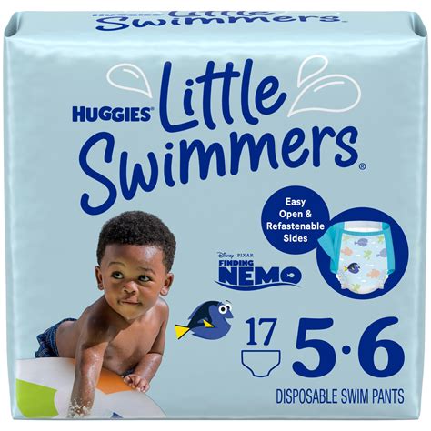 Pack de pañales acuáticos desechables con diseños infantiles