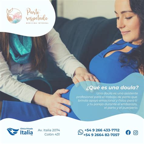 Ilustración conceptual de una doula brindando apoyo a una pareja durante el embarazo.