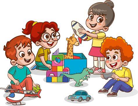 Ilustración de niños jugando alegremente en un entorno doméstico creativo