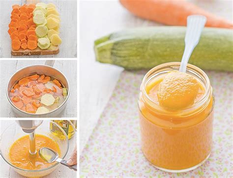 Inforgrafía sobre cómo preparar purés caseros para bebés