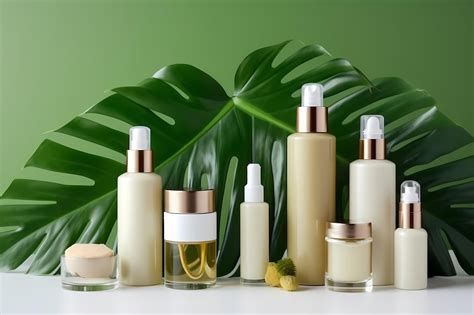Foto de productos cosméticos con extracto de placenta