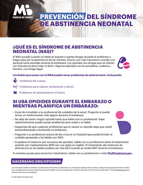 infografía detallando el aumento de la incidencia del síndrome de abstinencia de opioides neonatal (NOWS) en los últimos años.
