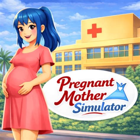 Captura de pantalla de un juego de simulador de madre embarazada, mostrando actividades diarias