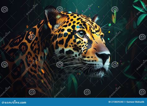 Ilustración de un jaguar en la Patagonia