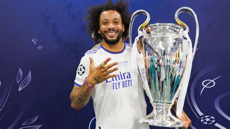 Foto de Marcelo Vieira, lateral izquierdo, en acción con el Real Madrid